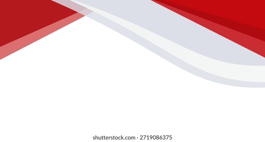 Moderner abstrakter geometrisch roter weißer Hintergrund mit Schattenanzug für Business-Corporate-Banner-Hintergrund-Präsentation und vieles mehr Premium Vector