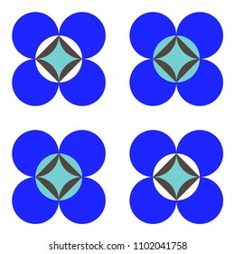 Modern abstract geometric seamless pattern in scandinavian style. Vector Illustration.