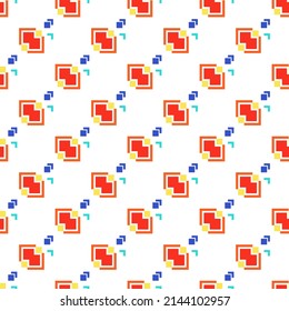 Modern abstract geometric seamless pattern design illustration 