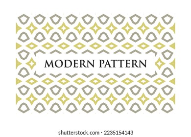 Modernes, abstraktes, geometrisches, nahtloses Muster mit bunten Elementen