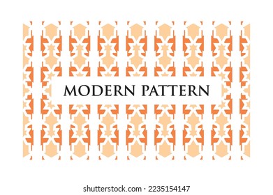 Patrón geométrico sin soldadura de abstracto moderno con elementos coloridos