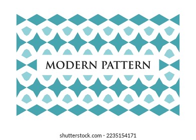 Modern Abstract Geometric Seamless Pattern with Colorful Elements
