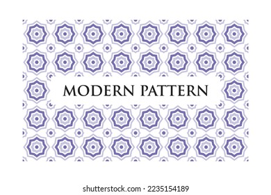 Modern Abstract Geometric Seamless Pattern with Colorful Elements