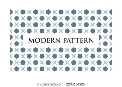 Modern Abstract Geometric Seamless Pattern with Colorful Elements