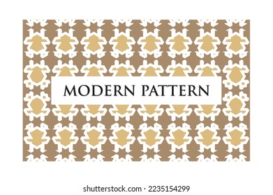 Modern Abstract Geometric Seamless Pattern with Colorful Elements