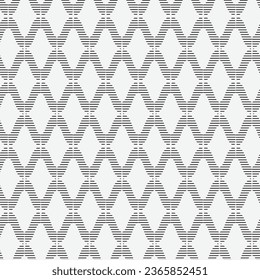 Modern abstract geometric seamless pattern. Vector illustration. Eps 10. Bright tile backdrop, monochrome graphic element. 
