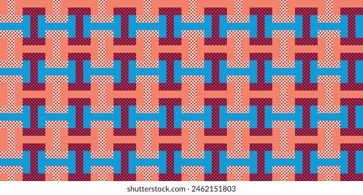 Modern abstract geometric seamless pattern. Cute abstract geometrical textures. Simple pattern design for babies, kids, decor. 