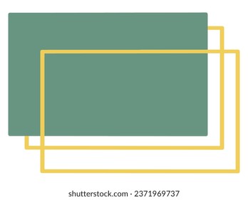 Illustration des modernen abstrakten geometrischen Formbanners