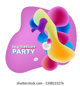 Modern abstract geometric shape design