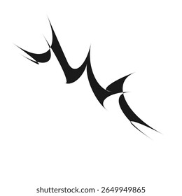 Modern abstract geometric shape vector with clean lines and a minimalist style a versatile scalable file for digital art and