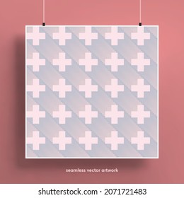 Modern abstract geometric shapes background. Trendy colorful gradients and geometric shapes. Texture for backgrounds, brochures, posters, covers and fabrics. Vector illustration.