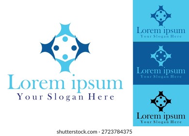 Moderno Abstract Geometric Star Logo Design para Business Branding Identidade Corporativa e Empresas Criativas