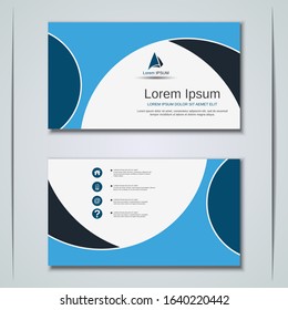 Modern abstract geometric style business visiting card, label, sticker, badge vector design template