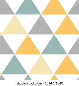 Modern Abstract geometric triangle vector seamless pattern design