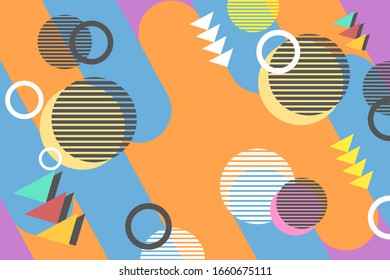 Modern abstract geometric vector background