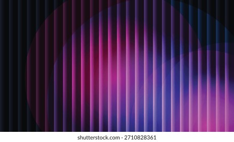Ilustración de fondo de Vector geométrico abstracto moderno con Gradientes de color rosa vibrante, púrpura y azul. Aislado sobre fondo blanco.