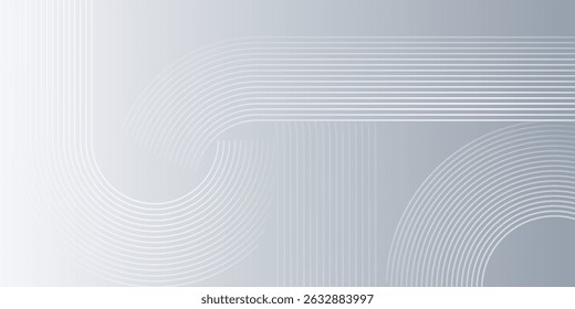 modern Abstract Geometric modern white and gray color background Vector illustration