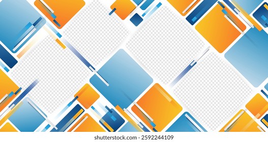 Modern abstract geometrical square shape photos frame background for your design, banner, flyer, covering calendar, web banners, ecommerce signs retail shopping, advertisement business agency elements
