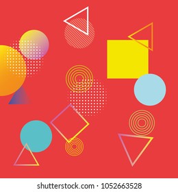 Modern Abstract geometry Background - Illustration