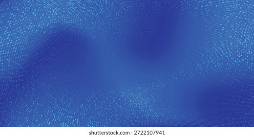 moderno abstrato brilhante azul textura pontilhada. Círculo meio-tom padrão fundo. futurista pontos arte