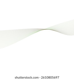 Modern abstract glowing wave lines on white background. Dynamic flowing wave design element. Futuristic technology and sound wave pattern. Abstract Modern Line, Wave Designed On white Background.