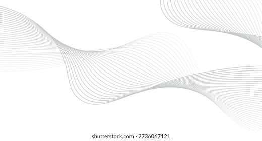 Líneas onda brillantes abstractas