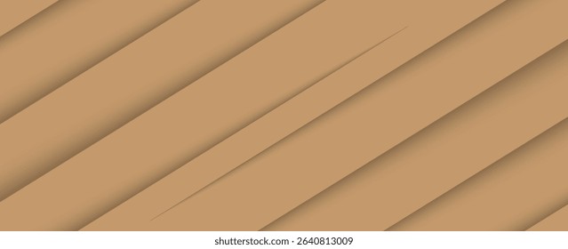 Modern abstract gold background with diagonal line. Simple graphic design element. Futuristic concept. Horizontal banner template with space for your text.