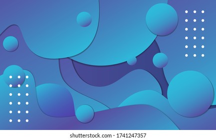 Modern abstract gradient background blue