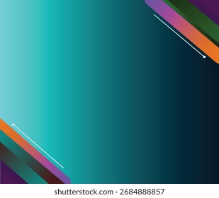 Fundo de gradiente abstrato moderno com ilustração de vetor de elementos elegante