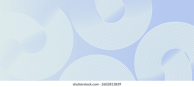 Modern abstract gradient background with glowing geometric rounded shapes design background.
