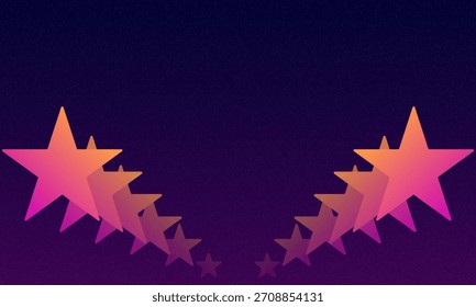 Modern abstract gradient background with glowing geometric shapes. Colorful gradient hexagon shape design. Futuristic modern. Abstract Technology background, Futuristic abstract digital background