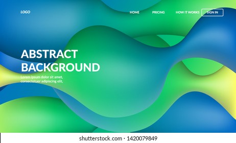 Modern Abstract Gradient Background Vector