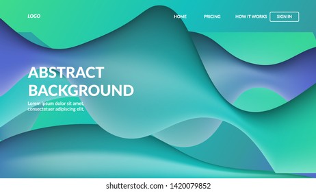 Modern Abstract Gradient Background Vector