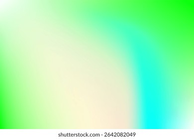 Modern Abstract Gradient Background With Vibrant Green and Blue Tones