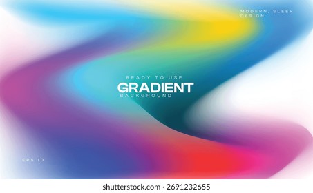 Modern Abstract Gradient background with vibrant colors