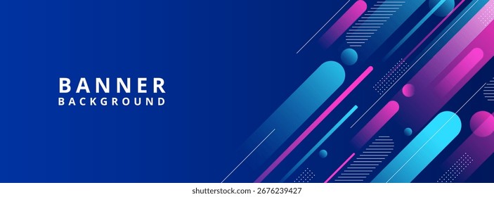 Fondo Abstractas moderno del Anuncio del gradiente con las Formas geométricas. gradaciones rosadas y azules. diseño colorido.simple. Vector eps 10