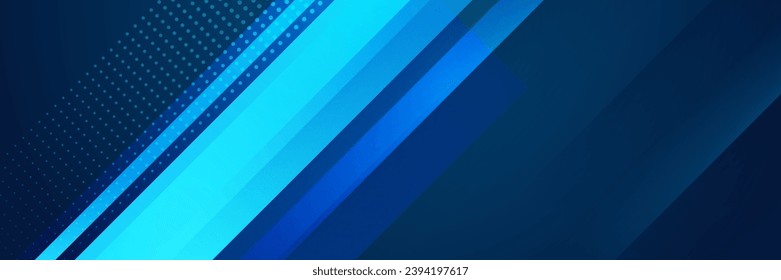 Modern abstract gradient blue banner background. Vector abstract graphic design banner pattern presentation background web template.