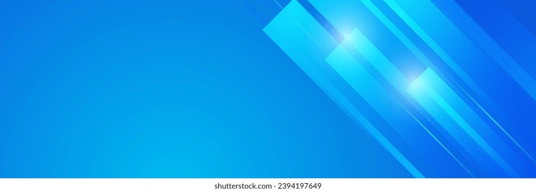 Modern abstract gradient blue banner background. Vector abstract graphic design banner pattern presentation background web template.