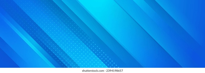 Modern abstract gradient blue banner background. Vector abstract graphic design banner pattern presentation background web template.