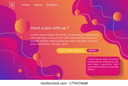 modern abstract gradient color background. dynamic textured geometric elements design. geometric style can be used on posters,banner,web and any more