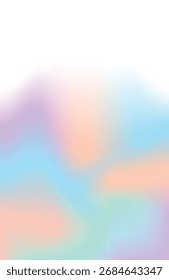 Modern abstract gradient cover with copy space for text and logos. Colorful gradient texture blends with soft pastel colors. Perfect for posters, flyers, banners, greeting cards, ads or background