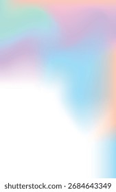 Modern abstract gradient cover with copy space for text and logos. Colorful gradient texture blends with soft pastel colors. Perfect for posters, flyers, banners, greeting cards, ads or background