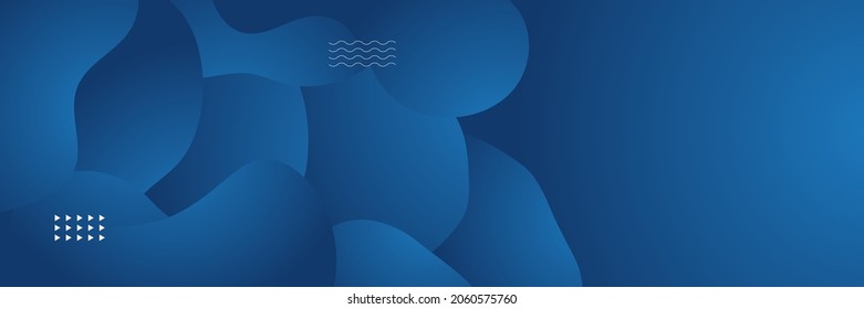 Gradiente abstracto moderno fondo de diseño de banner de tecnología digital azul oscuro