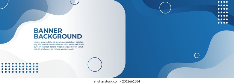Moderner abstrakter Farbverlauf-dunkelblauer Banner-Hintergrund
