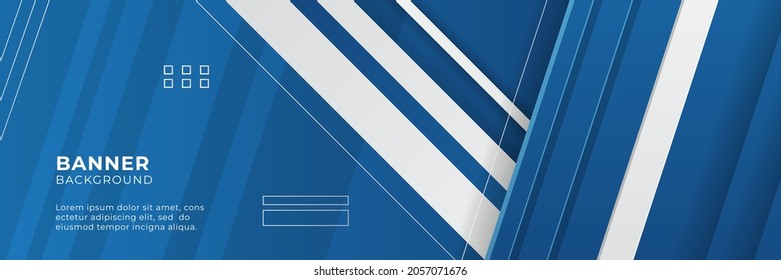 Modernes abstraktes Farbverlauf, dunkelblauer Banner-Hintergrund