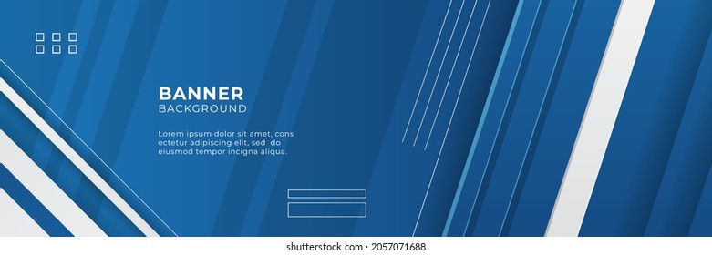 Modernes abstraktes Farbverlauf, dunkelblauer Banner-Hintergrund