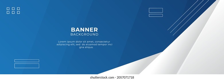 Gradiente abstracto moderno fondo de banner de tecnología azul marino oscuro