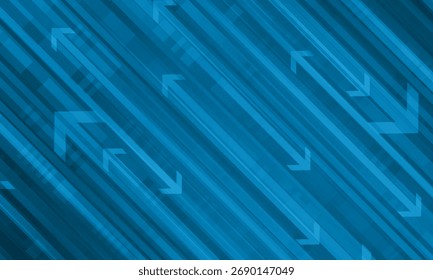 Modern abstract gradient dark navy blue banner background