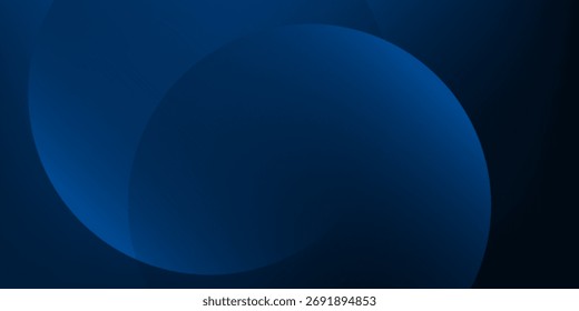 Modern abstract gradient dark navy blue banner background abstract