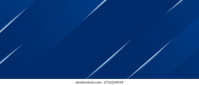Modern abstract gradient dark navy blue banner background